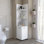 Armoire autoportante Brunetti, Kairatu, blanc, largeur x 14,7
