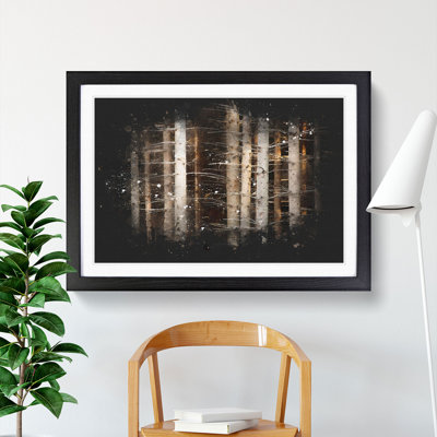 Bare Trees - Picture Frame Graphic Art