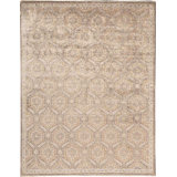 Hand-Knotted High-Quality Gray Area Rug
