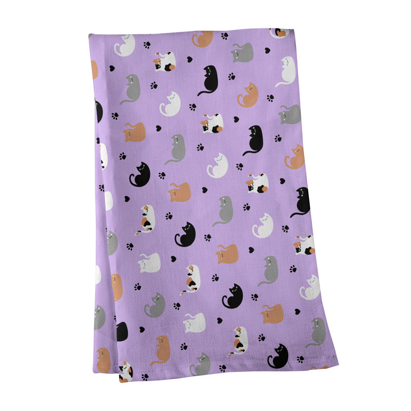 Mcguigan Tea Towel Kitchen Towel, Cotton Twill, Purple