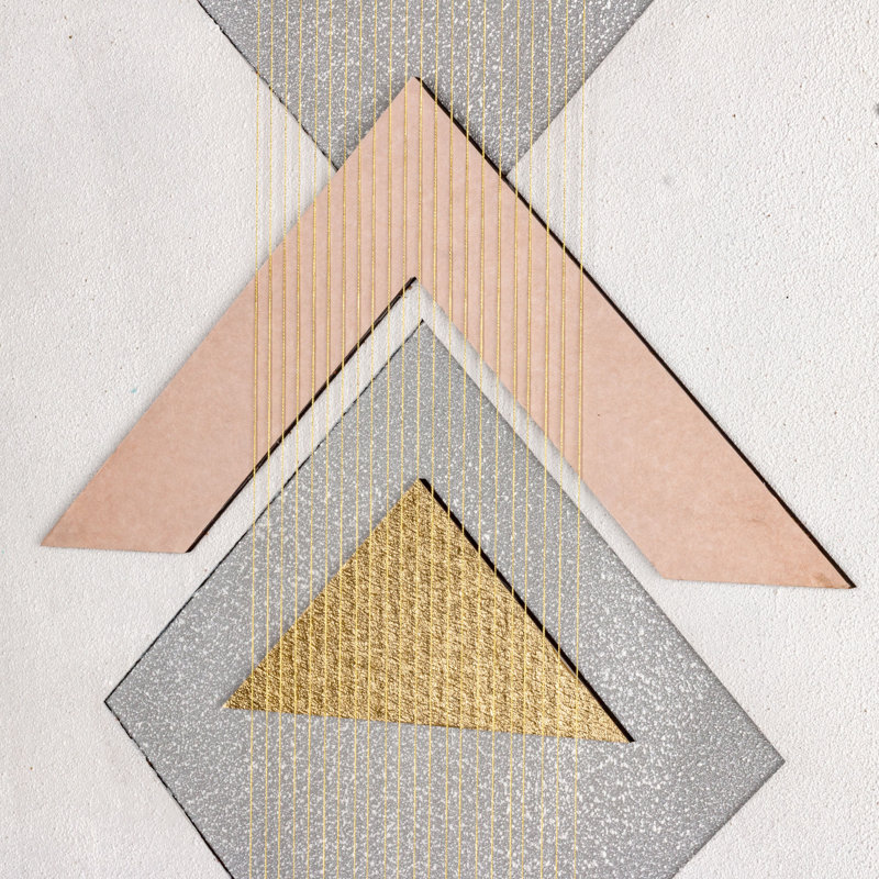 " Ternion Modern Geometric Shadow Box "
