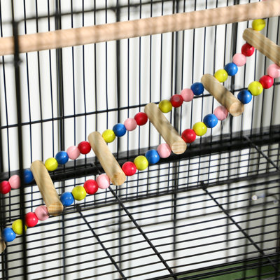 Cage à oiseau avec roulettes 52,4 po Dalainee