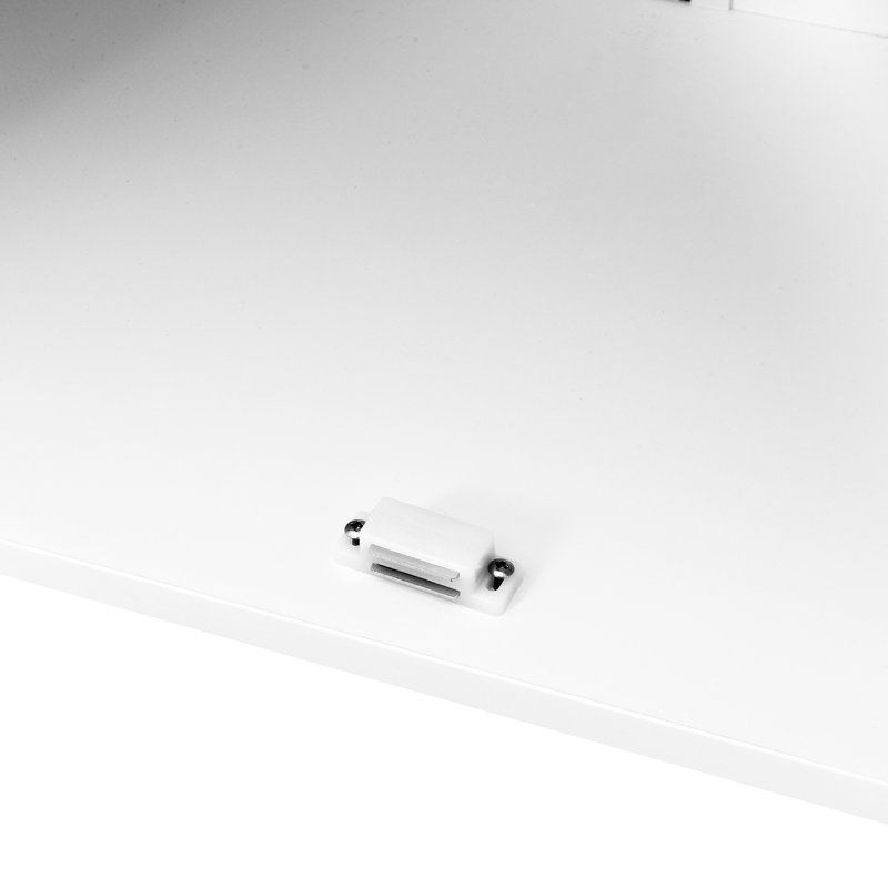 Armoire de rangement pour salle de bain avec tablette réglable à double porte