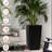 Large 30 In Tall Self - Watering Plant Planter With Drainage Holes, Inner Bucket, And Water Level Monitor, Black Pp Pot For Garden, Patio, Porch, Stabilized Plastic To Wear-1442095678