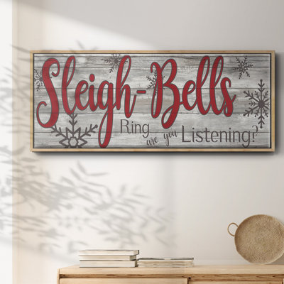 «Sleigh Bells», toile encadrée