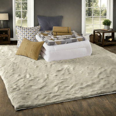 Luxurious Queen Bedding Sets, Polyester Jacquard Mid-century Gold Design