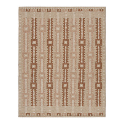 Scandinavian Wool Geometric Area Rug