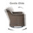 Tya Outdoor Wicker Rattan Swivel Rocking Chairs With Cushions And Ottomans-1481596765