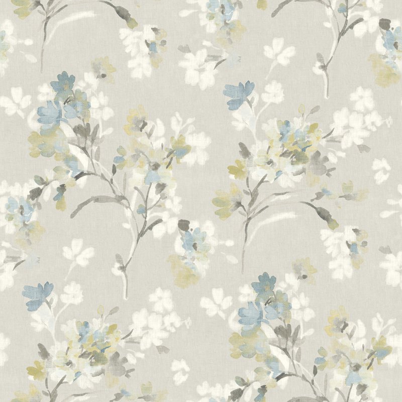 Papier peint Azalea, Gris
