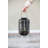 10.2X10.2X16.3" Black Bamboo Lantern With White LED Candle-55182098
