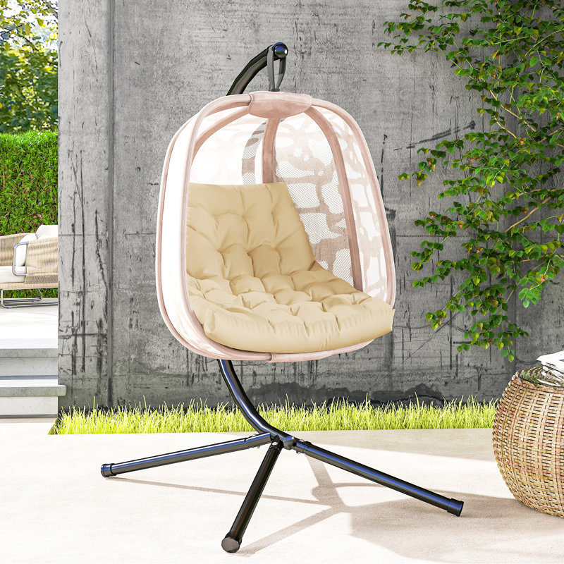 Coussin de balançoire d'extérieur, Rembourrage de coussin de patio touffeté,, Beige
