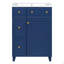 Armoire de meuble-lavabo 24 po avec lavabo en céramique, 2 tiroirs, 1 porte-2136610437