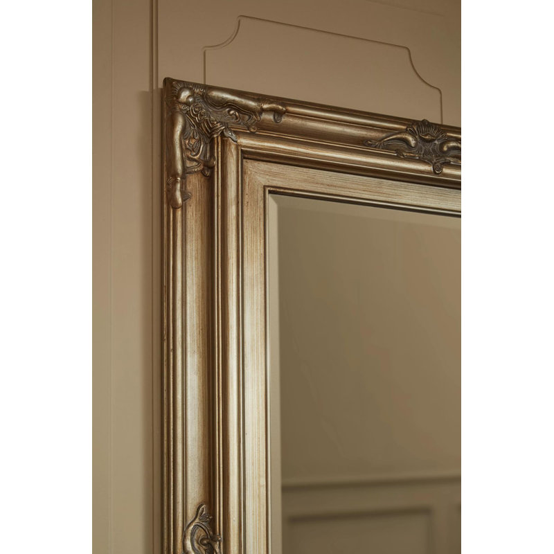 Pancras Solid Wood Flat Wall Mirror