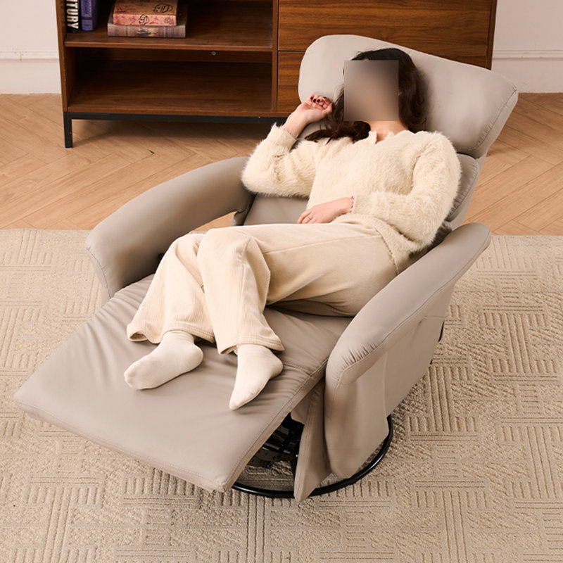 Ergonomic Multi-Functional Single Casual Recliner, Gray