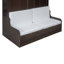 Grand lit escamotable mural avec coussin, grand espresso (ancien numéro: LP000791AAP-1)-121067448