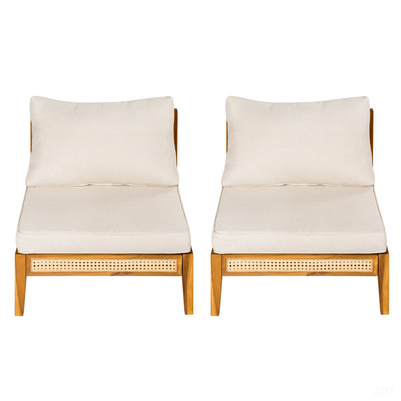 Chaise sans accoudoirs Kirkby, ensemble de 2