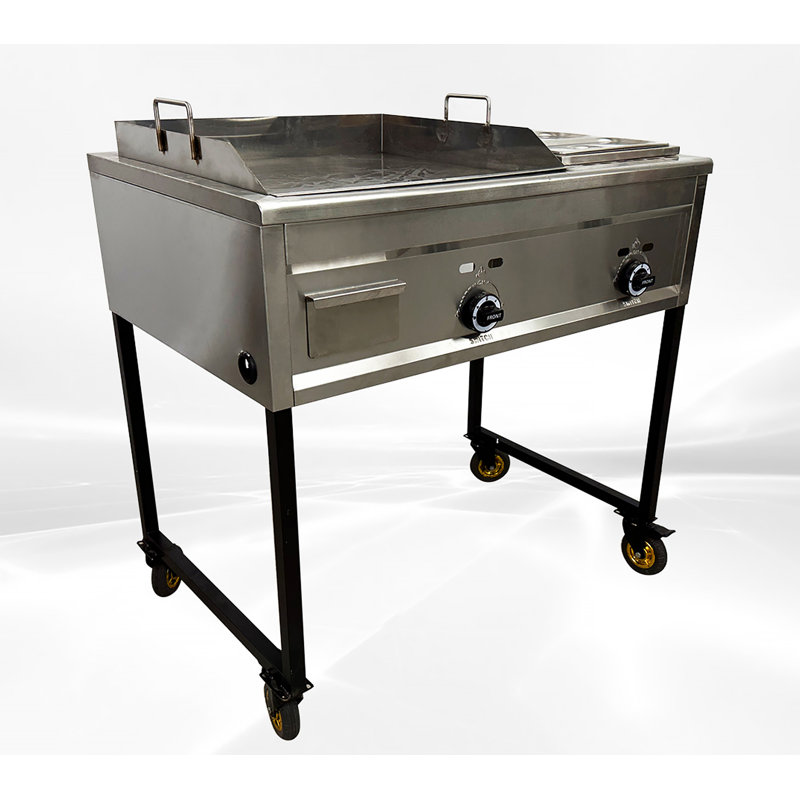 Chariots de nourriture Plancha Para Tacos