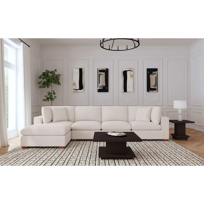 Canapé modulaire ivoire
