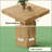 Square Kitchen Dinner Table,Modern Dining Table