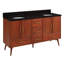 Ensemble de meuble-lavabo double 60 po avec lavabo sous-comptoir ovale 60 po Novak-93572688-79111980-79111981