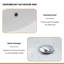 Lavabo de salle de bain vasque rectangulaire en céramique avec trop-plein 18,5 po Manutschar Hokku Designs