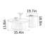 Table basse ronde moderne et simple