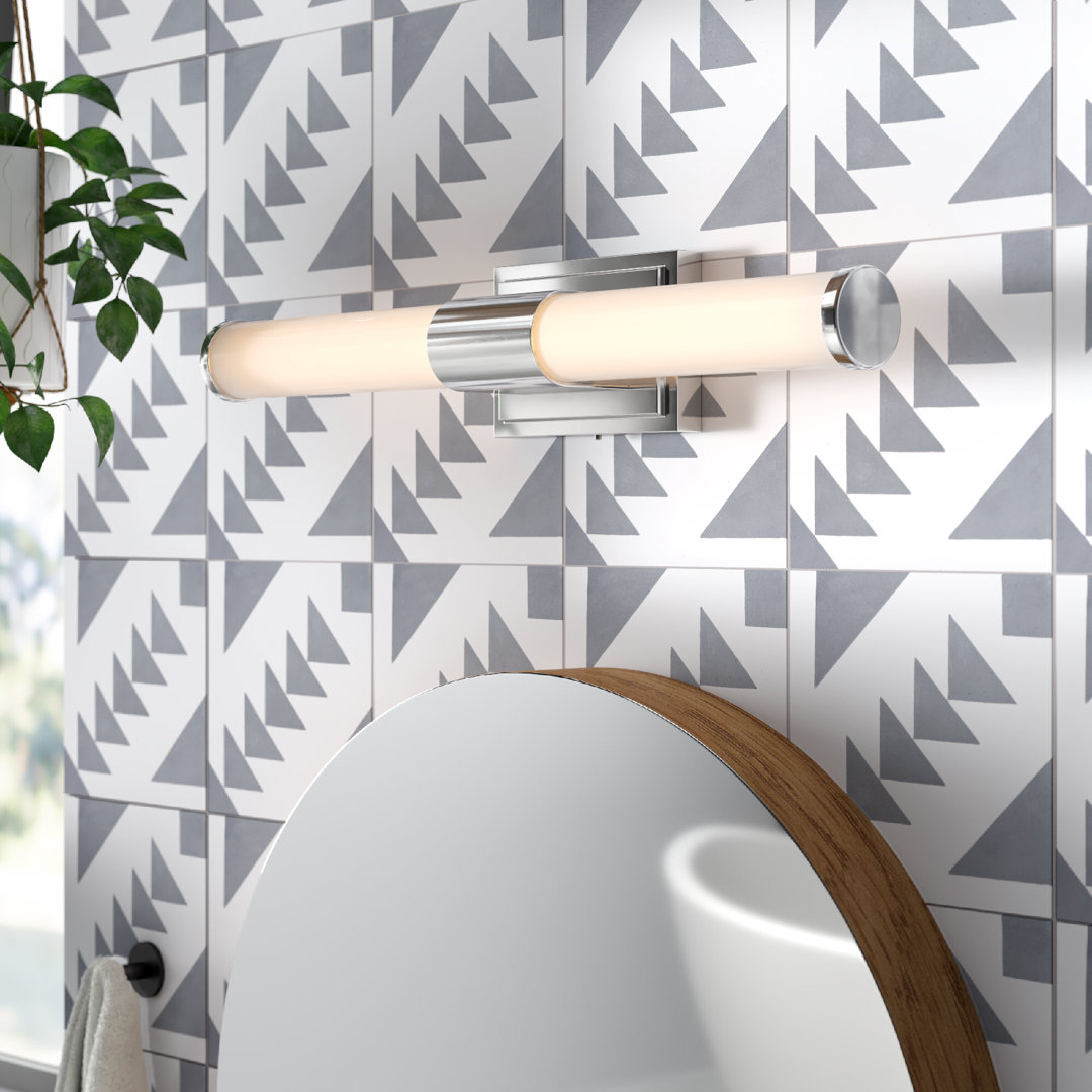 Arjit 2-Light Dimmable LED Bath Bar Wade Logan® 