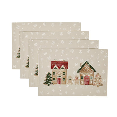 Lekeesha 4-Pack Placemat Set