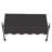 Awntech New Orleans Acrylic Fabric Fixed Awning with Iron Spear Arms-28213131-28213388