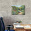 «Aaronisha Garden Bench on Canvas» par Carol Rowan, reproduction-347004151