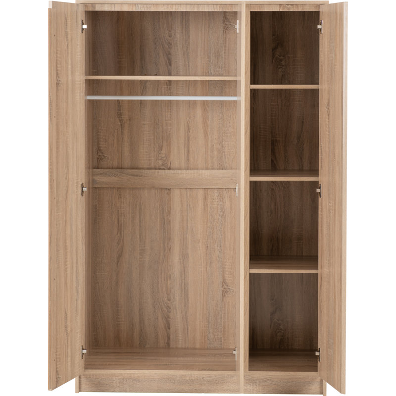 Braunstein 3 Door Wardrobe, Beige