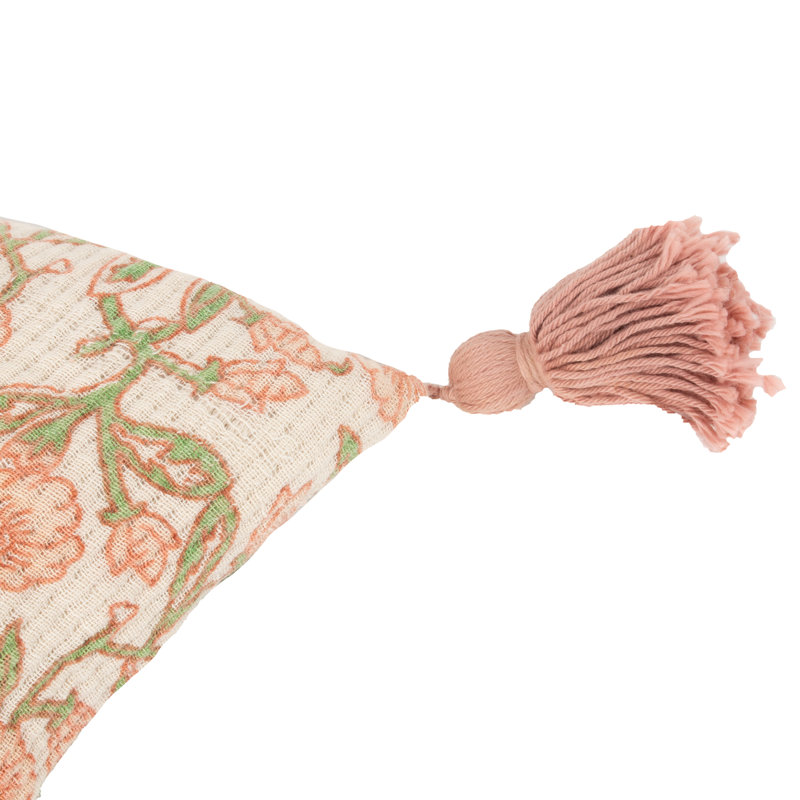 Delphine Floral Rectangular Cushion, Pink