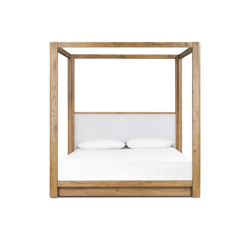Frederick Canopy Bed-Antwerp Bone-Queen, King