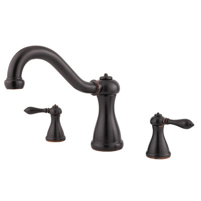 Marielle Double Handle Deck Mounted Roman Tub Faucet Trim