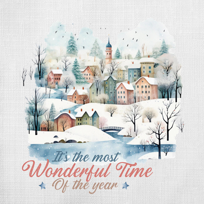 Coussin en polyester 07 Sweet Christmas, 20 po x 20 po