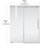- W x 76'' H Single Added Door Frameless Shower Door with-85752684