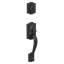 Camelot Handleset with Deadbolt and Accent Door Lever and Rosette-38969665-40880782