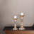 9'' H Wood Tabletop Candlestick-1047334109-1047334107