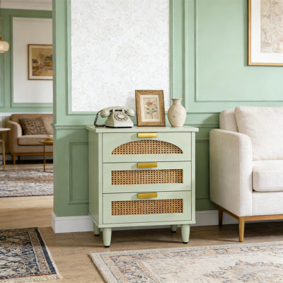 Table d'appoint en rotin