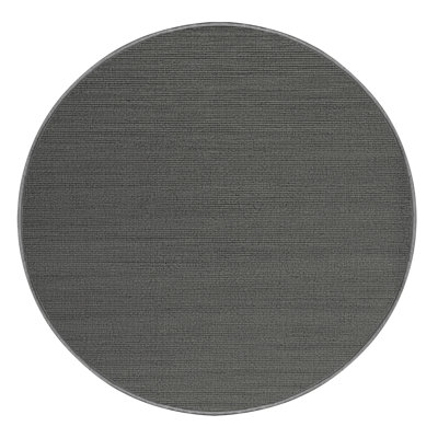 Machine Washable Solid Brown Area Rug