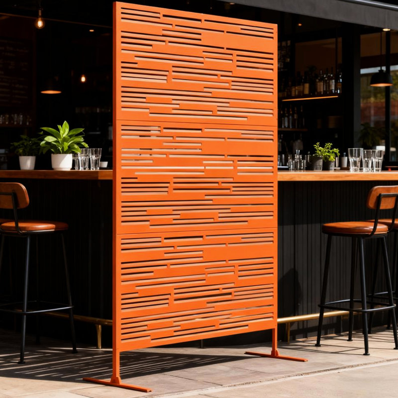 Freestanding Decorative Privacy Fence Screen