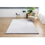 Tapis gris à fourrure en fausse collection de lapins-142402385