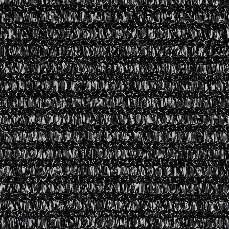 Panneau de clôture en polyéthylène 4 pi x 50 pi 4 pi, H 48 po x l 300 po x P 0,1 po, Noir