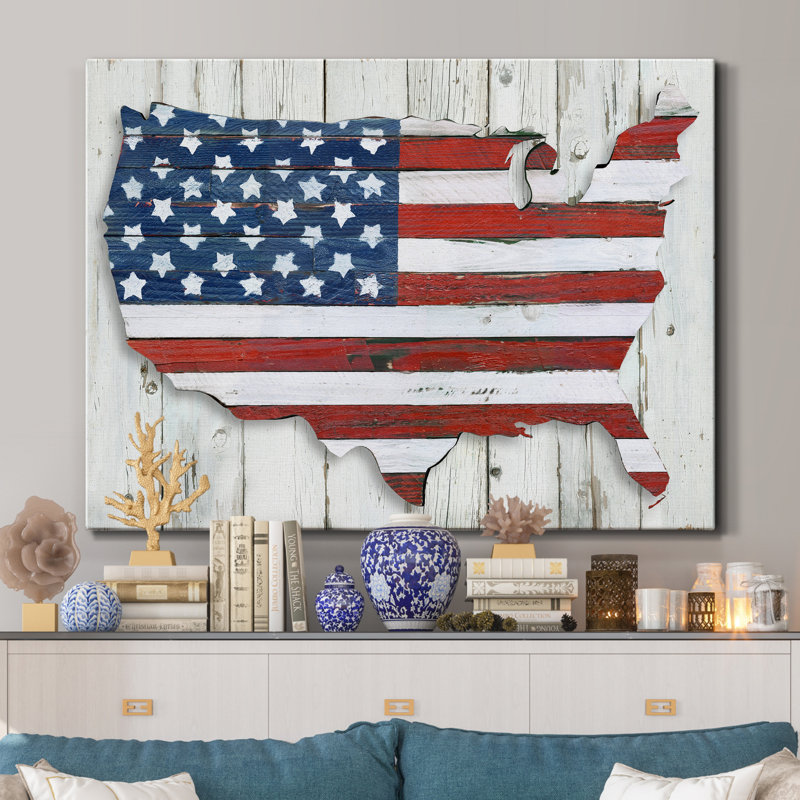 Terre de liberté-impression sur toile tendue, H 12 po x l 8 po x P 1 po