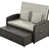 Coussin gris / cadre brun est en rupture de stock