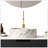 14 Inch Round Vessel Ceramic Sink with Stone Pattern, Durable and Stain-Resistant for Modern Bathrooms-126100976