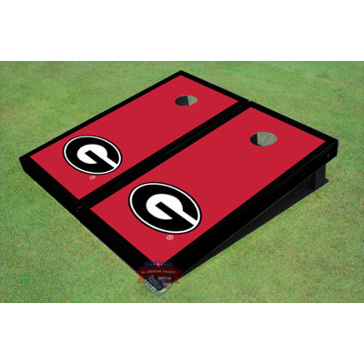 All American Tailgate Solid Wood Cornhole Set