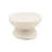 Jaela 53" Wide Outdoor Concrete Terrazzo Coffee Table, Ivory