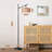 63.7'' Arched/arc Rattan Floor Lamp With Bulb And Remote Control Included-1058930176