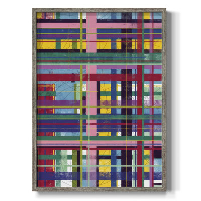 Scaffold in Colour II Framed Print - Solid Wood